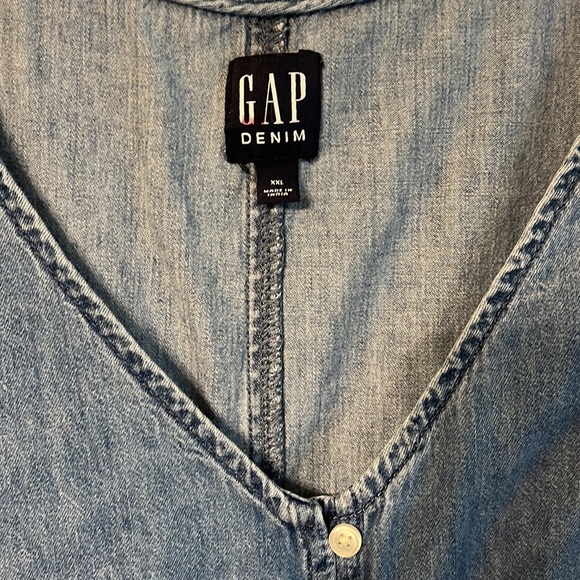 90s Style GAP denim dress - Picture 2 of 4